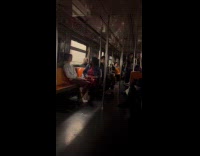 Collab WINY - Train with lights out on the subway