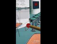 Digital art guys at coffee shop diner