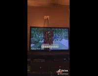 Collab BitchMP - Tiktok girl punching tree minecraft