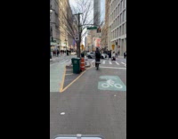 Guy does bike karaoke featuring Vanessa Carlton