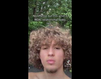 One person sends tiktoks while other person doesnt watch 