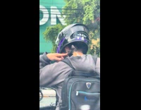 Collab Clips MPUGC - Cat in hoodie of moto bike driver