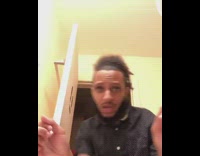 Guy records video of him dancing with girlfriends eyelashes 