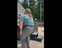 Guy dances while spinning in circle 