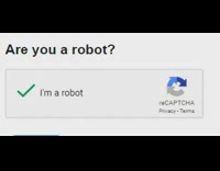 I am a robot recaptcha check question