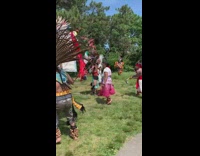 Native American ritual dance at Central Park