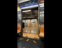 Collab Subway Creatures - Water leak from ceiling into the subway train