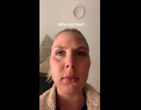 Woman comes home with spaghetti squash on bed 