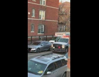 Tow truck bumps into Uhaul 