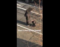 dont worry be happy guy roller backpack 