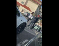 Three woman tiktok dance phone ground cars