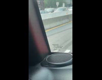 Collab winy - Man drive red convertible car at highway