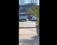 girl dancing front car seat door open