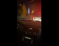 Collab BitchMP - Two friends pretend to fight on side of road at red light