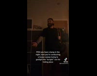 Collab BitchIG2 - Man tries to gaslight burglar out of hiding 