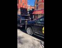 Submitter films WuTang convoy at China town