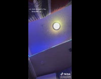 Tiktok time warp guy flies over bed