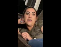 Guy blasts music and scares girl prank 