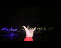 Guy tries to predict lightning on video