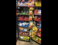 Collab WINY - Cat sleep on shelves with Doritos bags