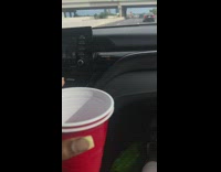 Reckless driver passes white car 