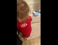 Collab BitchMP - Little girl red shirt says she needs to shower 