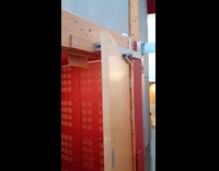 Door opened and produces a squeaky sound