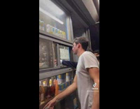 Guy tries to buy dog at fast food window 