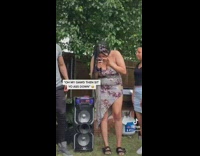 Collab BitchIG2 - Guy tells girl to sit down during baby reveal nervous