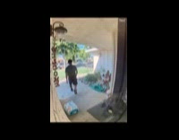 Man delivers water gets chased by dog