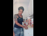 Woman listens to kid drinks wine