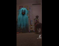 Mother lock door leave two kids ghost laugh