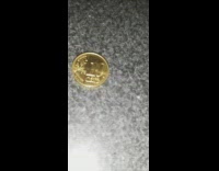 Man show third shiny coin and scream