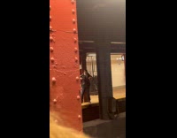 Man argues with woman at the subway