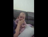 Collab Clips MPUGC - Sleepy baby startled by fart