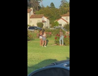 Three women rose bush sunset photo shoot