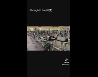 Guy falls off workout bench after weight is too heavy