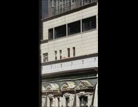 Guy sunbathing with only underwear on the roof 