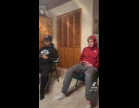 Guy asks who put water without coaster 