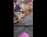 Person twitching and shaking butt cheeks checking out 