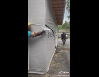 Guy screams after trying to scare guy