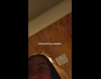 Little kid asks babysitter to sit on him