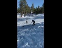 White hat guy snowboard backflip fail booty