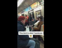Collab BitchMP - White bird on subway dancing 