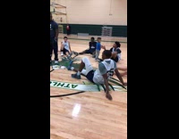 Collab BitchMP - Little kid gives handshakes to basketball players meeting 