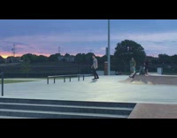 Collab scorpionmasters - Guy grinds on handrail, hits groin on rail and scorpions on concrete in skatepark