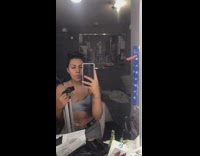 Collab BitchIG2 - Girl pink shirt dye hair 