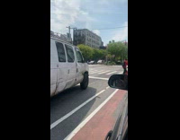 Collab WINY - Men Helps Elderly Man Cross Busy Street 