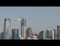 Plane with Israeli flag thanking trump