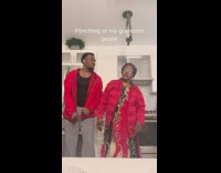 Guy flinches at grandma as prank 